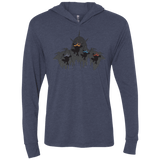 T-Shirts Vintage Navy / X-Small Turtles Triblend Long Sleeve Hoodie Tee