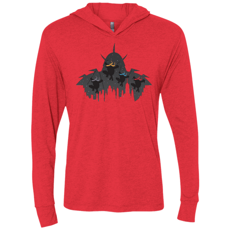 T-Shirts Vintage Red / X-Small Turtles Triblend Long Sleeve Hoodie Tee