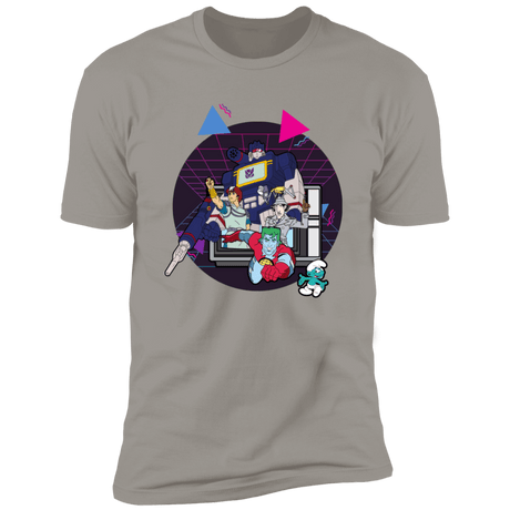 T-Shirts Light Grey / S TV Toons 1 Men's Premium T-Shirt