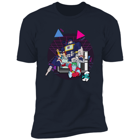 T-Shirts Midnight Navy / S TV Toons 1 Men's Premium T-Shirt