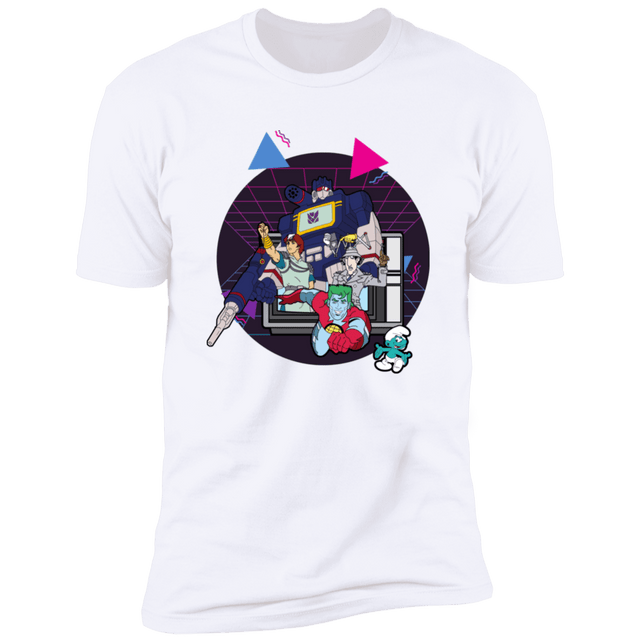 T-Shirts White / S TV Toons 1 Men's Premium T-Shirt