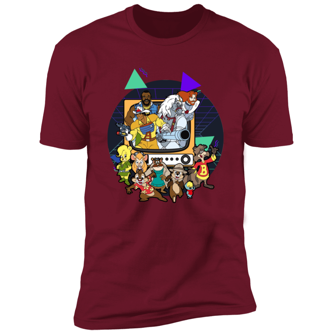 T-Shirts Cardinal / S TV Toons 2 Men's Premium T-Shirt