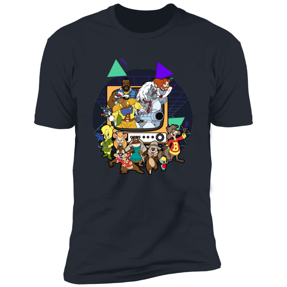 T-Shirts Indigo / S TV Toons 2 Men's Premium T-Shirt