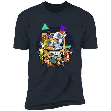 T-Shirts Indigo / S TV Toons 2 Men's Premium T-Shirt