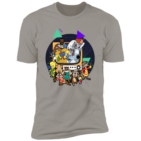 T-Shirts Light Grey / S TV Toons 2 Men's Premium T-Shirt
