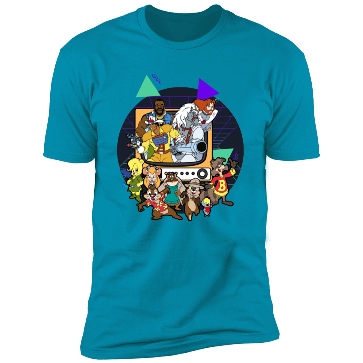T-Shirts Turquoise / S TV Toons 2 Men's Premium T-Shirt
