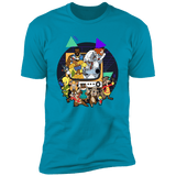 T-Shirts Turquoise / S TV Toons 2 Men's Premium T-Shirt