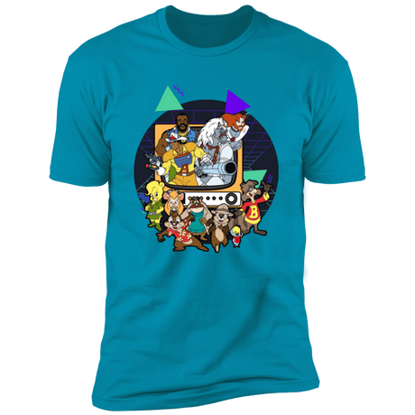 T-Shirts Turquoise / S TV Toons 2 Men's Premium T-Shirt