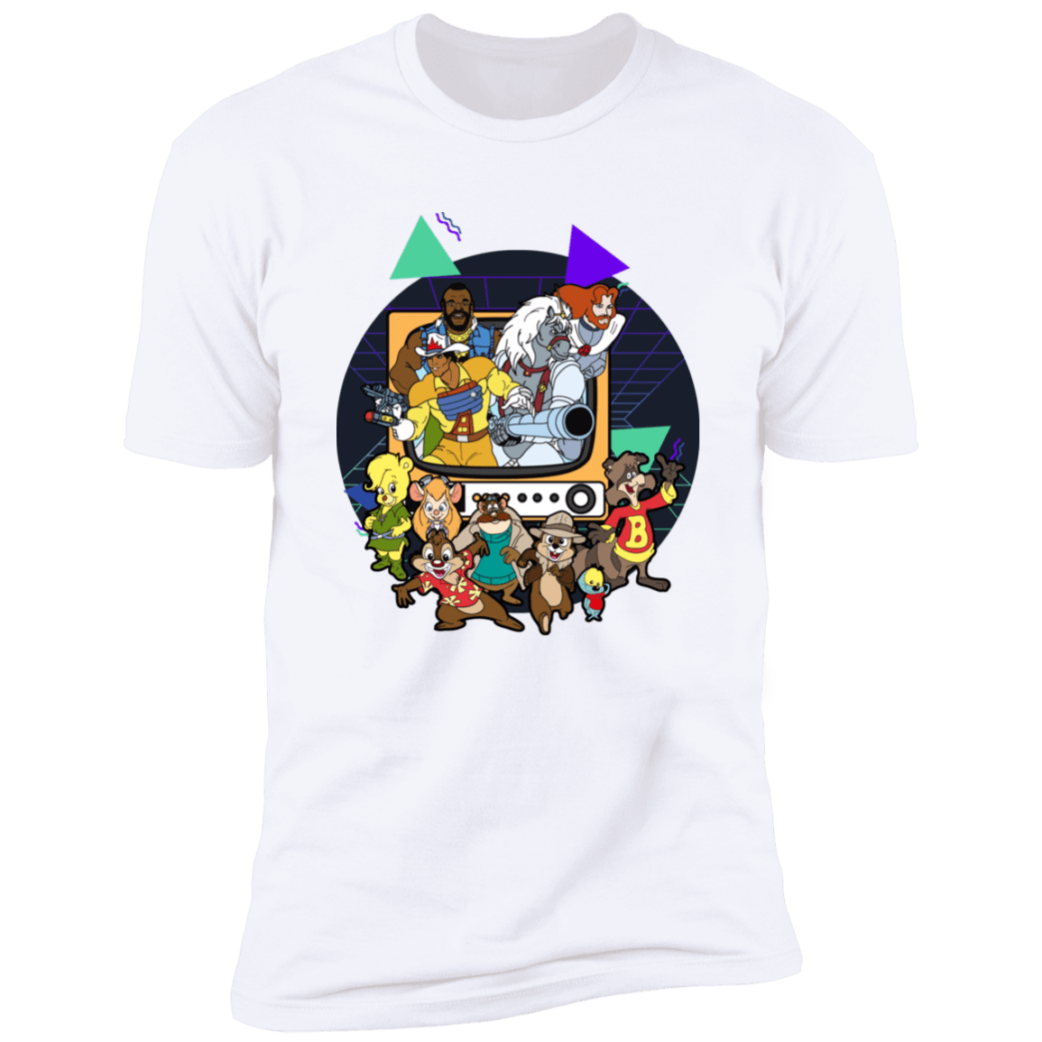T-Shirts White / S TV Toons 2 Men's Premium T-Shirt