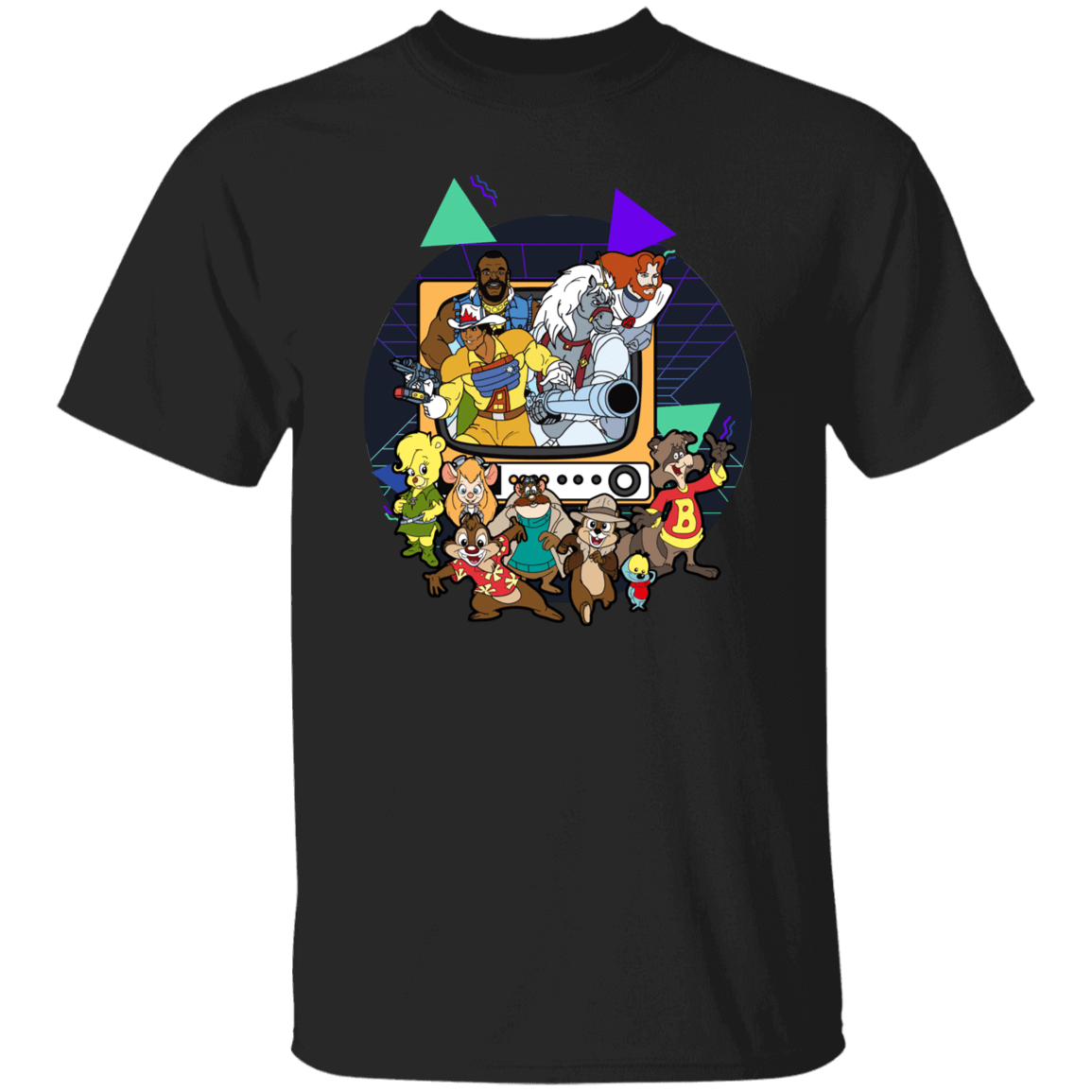 T-Shirts Black / S TV Toons 2 T-Shirt