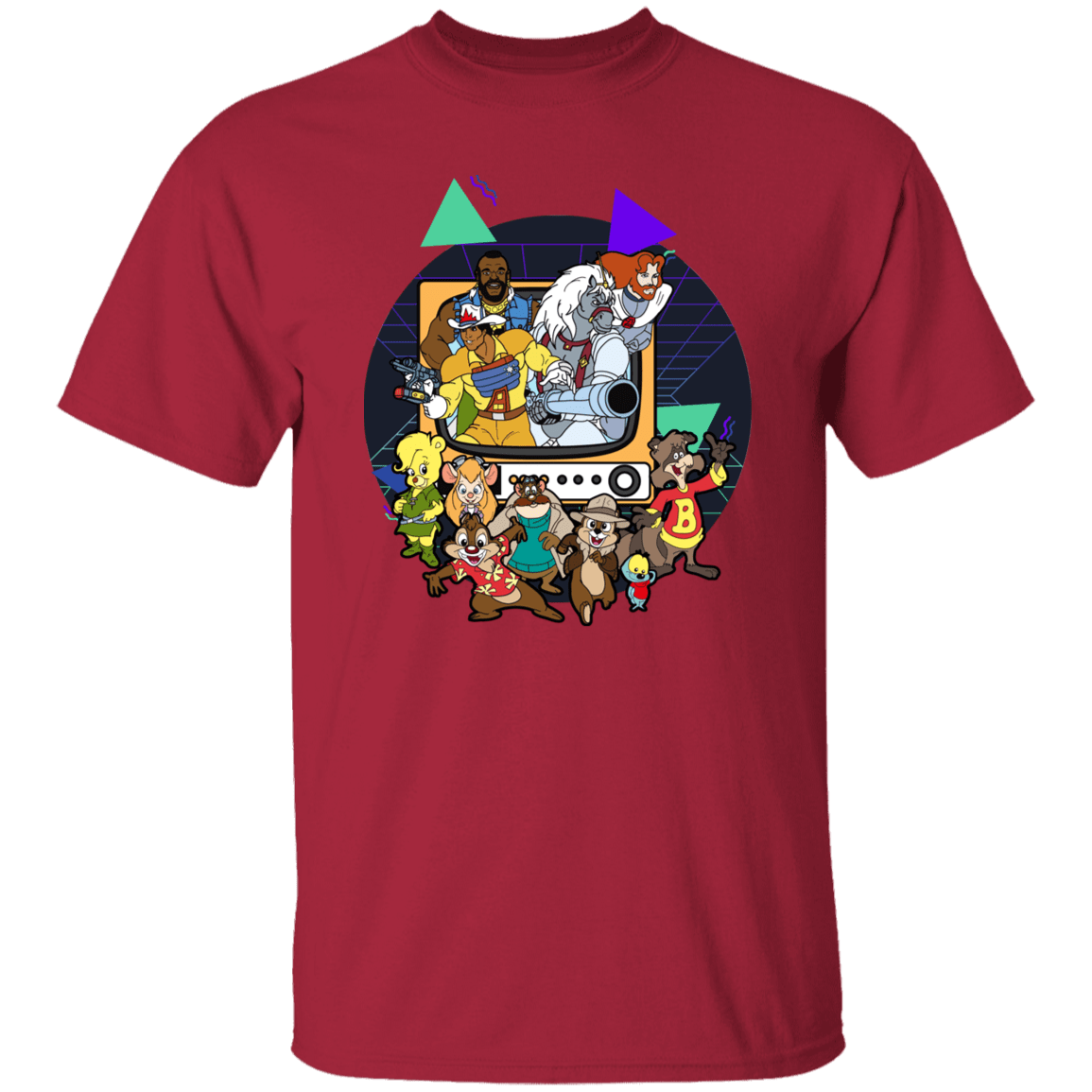 T-Shirts Cardinal / S TV Toons 2 T-Shirt