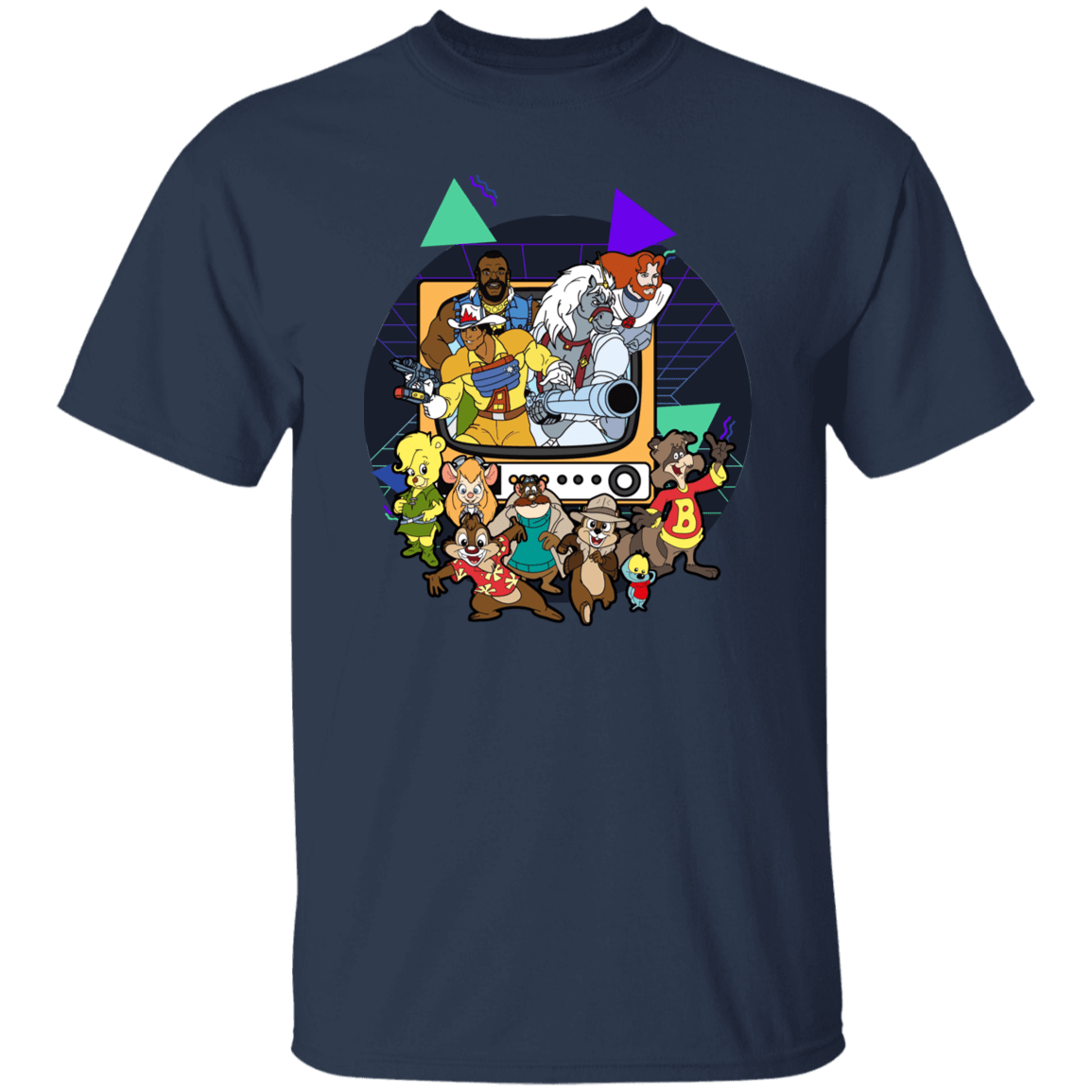 T-Shirts Navy / S TV Toons 2 T-Shirt