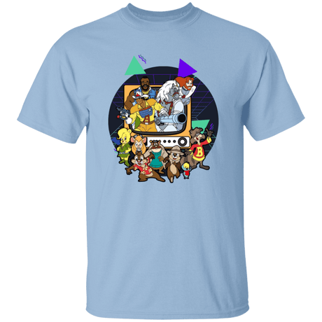 T-Shirts Light Blue / YXS TV Toons 2 Youth T-Shirt