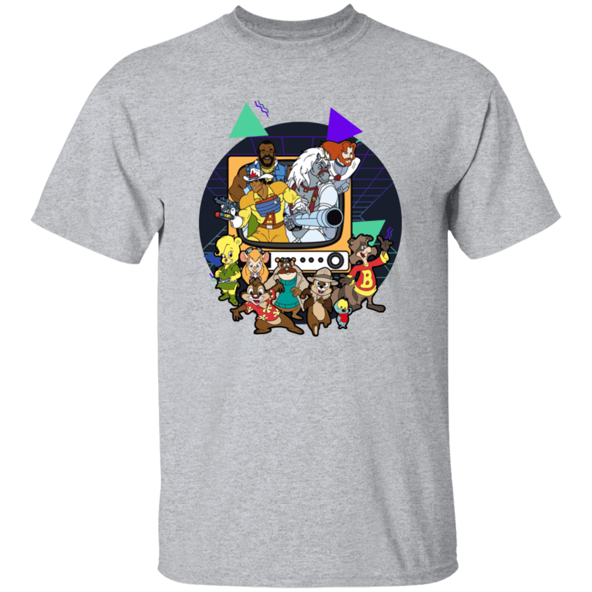 T-Shirts Sport Grey / YXS TV Toons 2 Youth T-Shirt