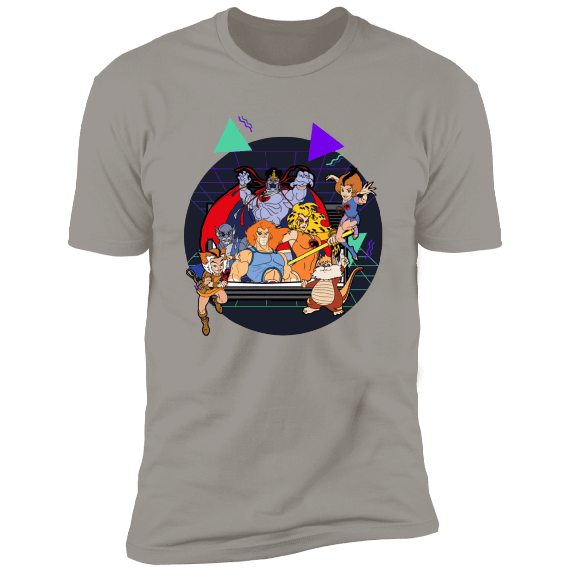 T-Shirts Light Grey / S TV Toons 4 Men's Premium T-Shirt