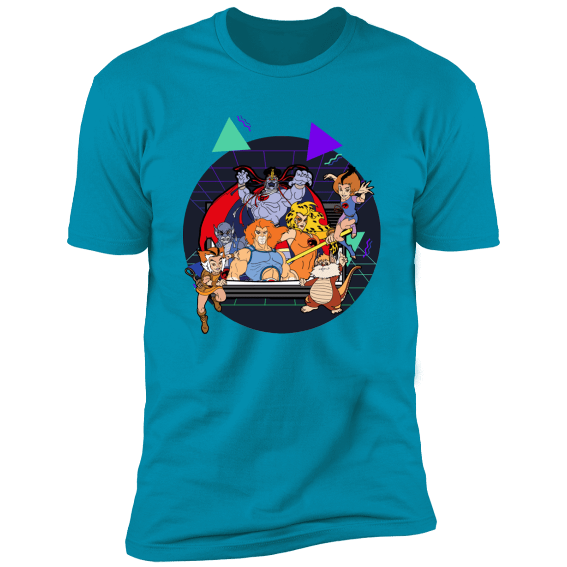 T-Shirts Turquoise / S TV Toons 4 Men's Premium T-Shirt