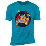 T-Shirts Turquoise / S TV Toons 4 Men's Premium T-Shirt