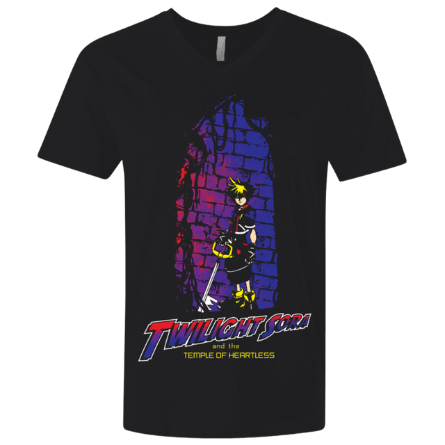 T-Shirts Black / X-Small Twilight Sora Men's Premium V-Neck