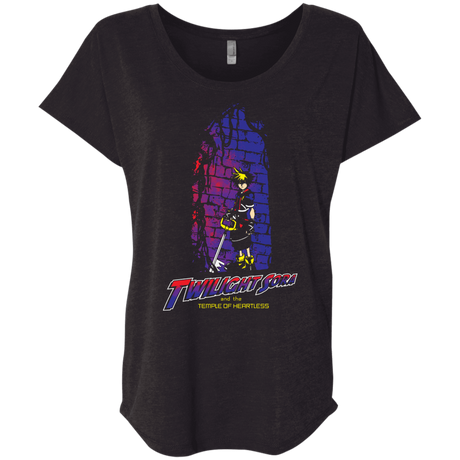 T-Shirts Vintage Black / X-Small Twilight Sora Triblend Dolman Sleeve