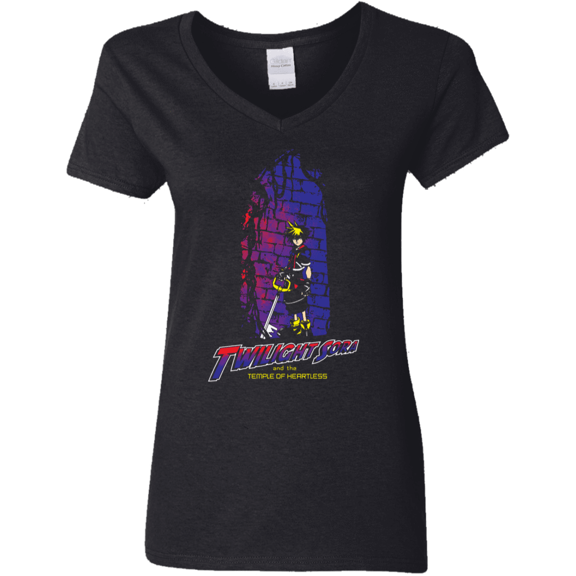 T-Shirts Black / S Twilight Sora Women's V-Neck T-Shirt