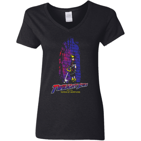 T-Shirts Black / S Twilight Sora Women's V-Neck T-Shirt