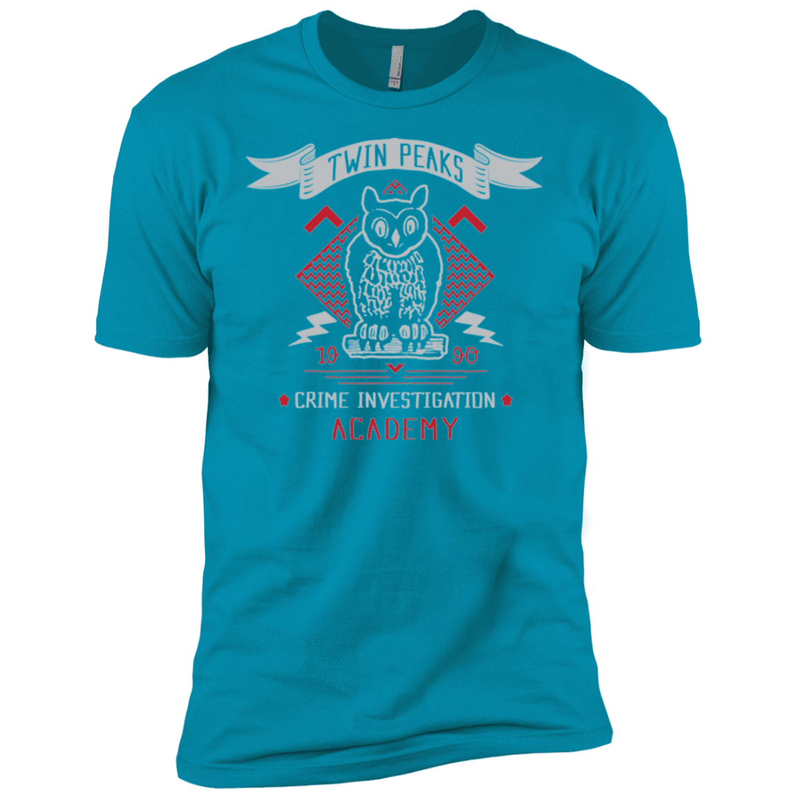 T-Shirts Turquoise / YXS Twin Peaks Academy Boys Premium T-Shirt