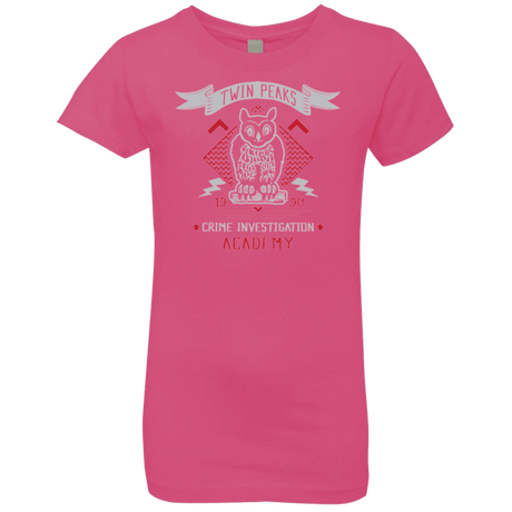 T-Shirts Hot Pink / YXS Twin Peaks Academy Girls Premium T-Shirt