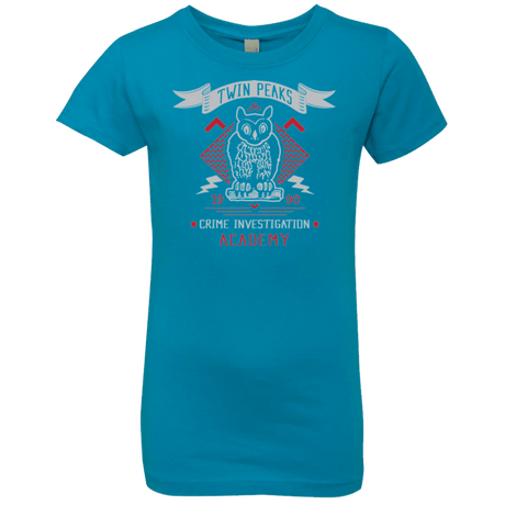 T-Shirts Turquoise / YXS Twin Peaks Academy Girls Premium T-Shirt