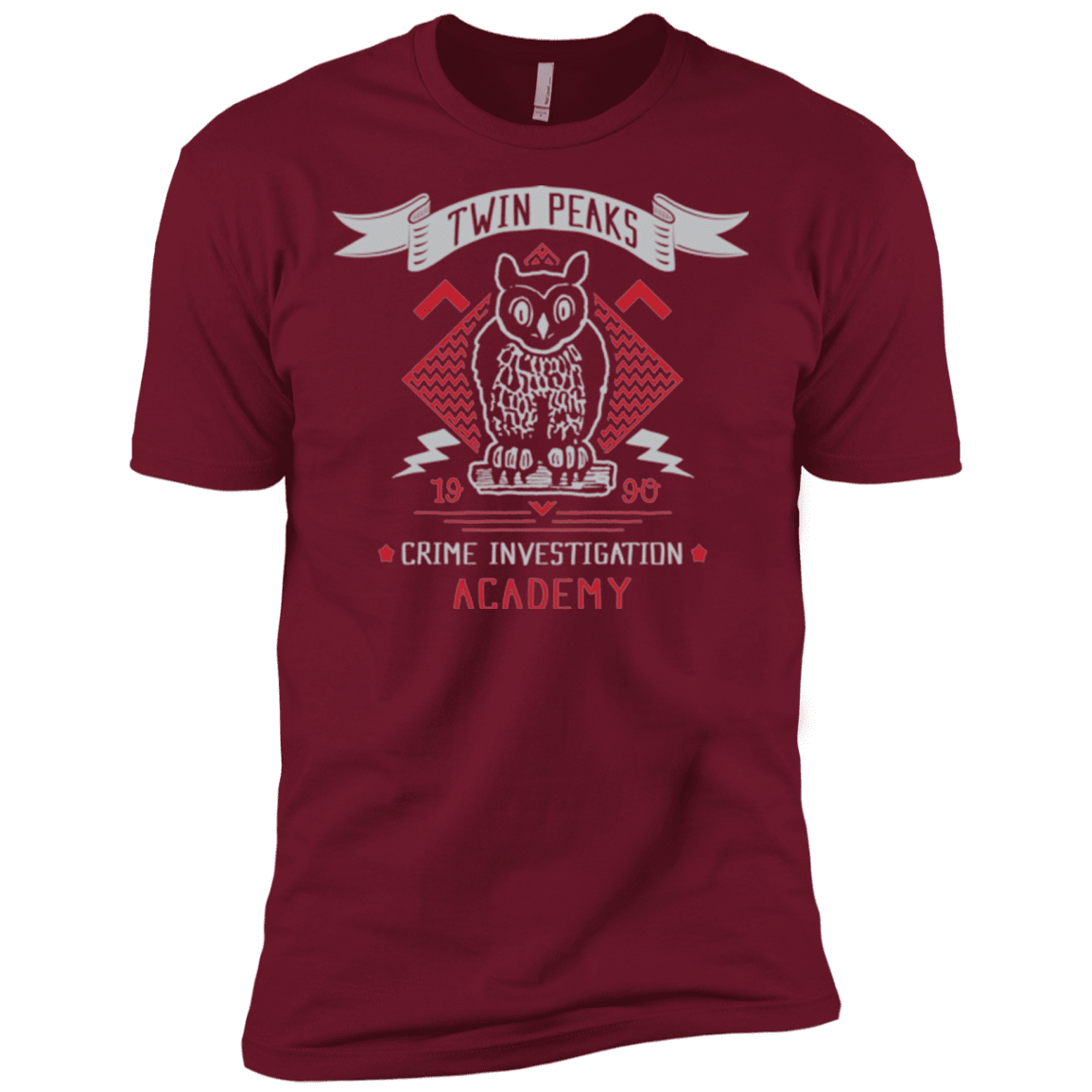 T-Shirts Cardinal / X-Small Twin Peaks Academy Men's Premium T-Shirt