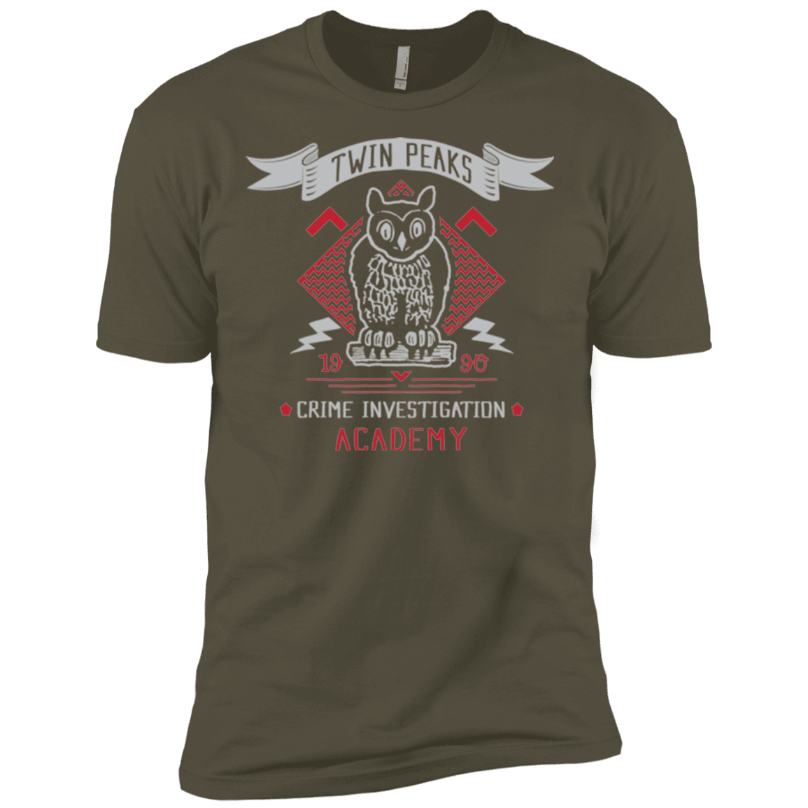 T-Shirts Military Green / X-Small Twin Peaks Academy Men's Premium T-Shirt