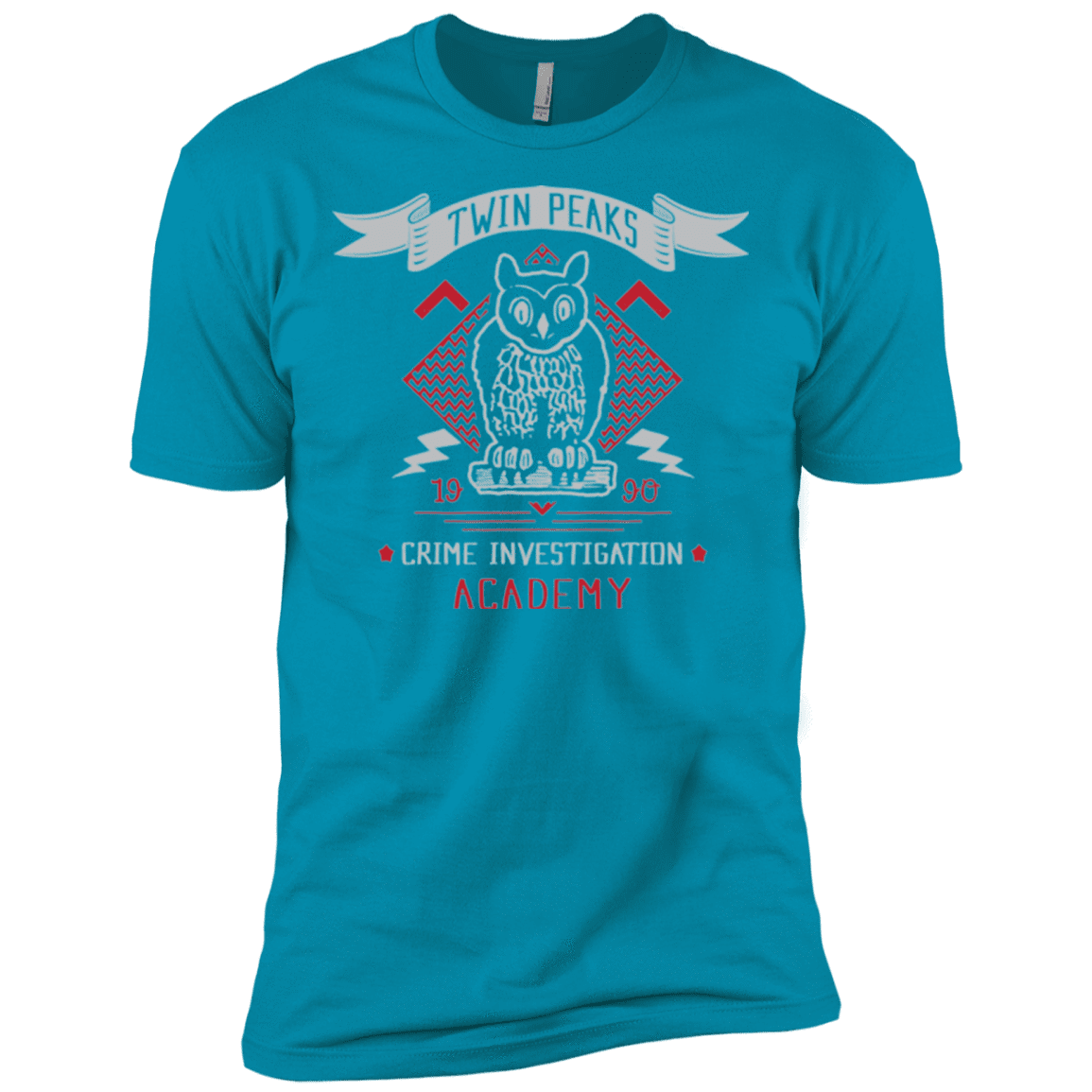 T-Shirts Turquoise / X-Small Twin Peaks Academy Men's Premium T-Shirt