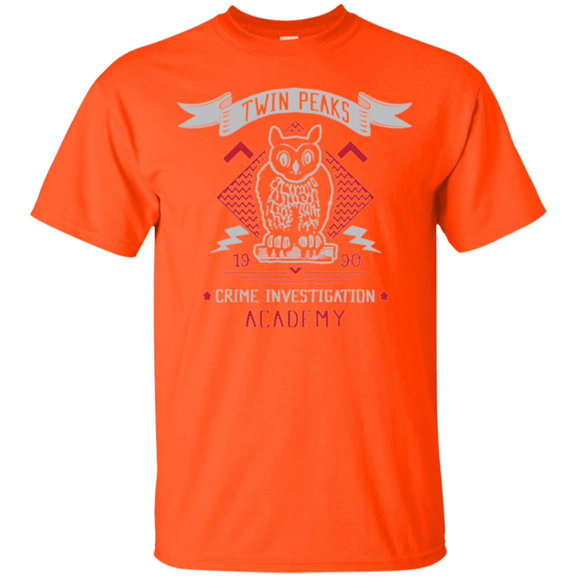 T-Shirts Orange / Small Twin Peaks Academy T-Shirt