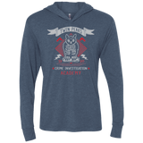 T-Shirts Indigo / X-Small Twin Peaks Academy Triblend Long Sleeve Hoodie Tee