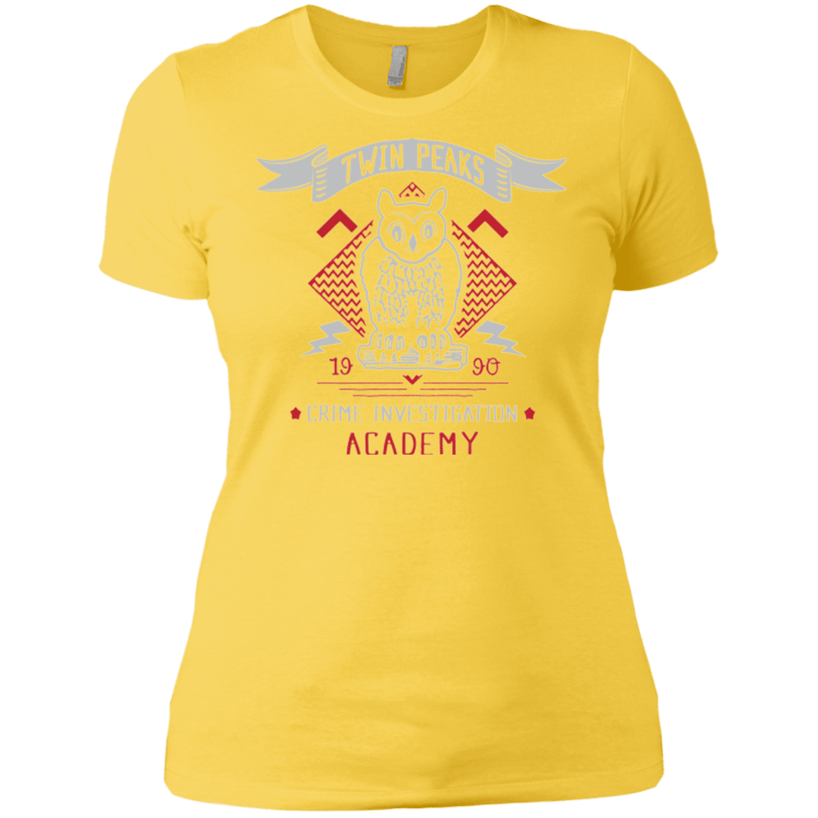 T-Shirts Vibrant Yellow / X-Small Twin Peaks Academy Women's Premium T-Shirt