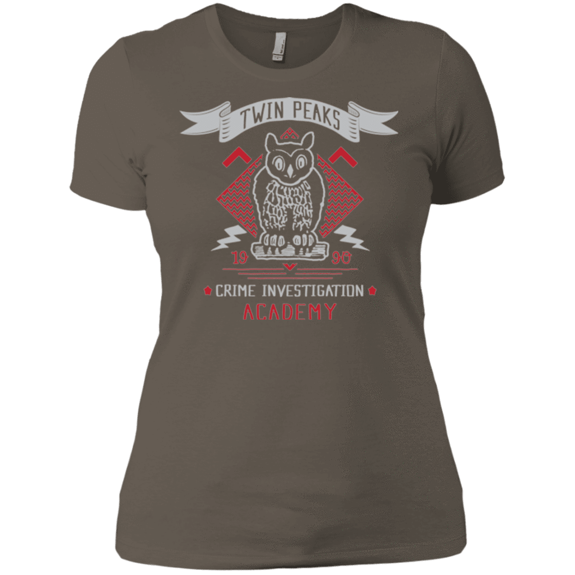 T-Shirts Warm Grey / X-Small Twin Peaks Academy Women's Premium T-Shirt
