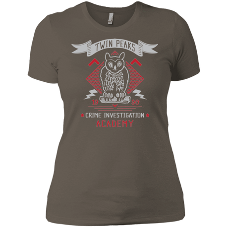 T-Shirts Warm Grey / X-Small Twin Peaks Academy Women's Premium T-Shirt