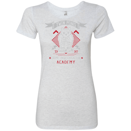 T-Shirts Heather White / Small Twin Peaks Academy Women's Triblend T-Shirt