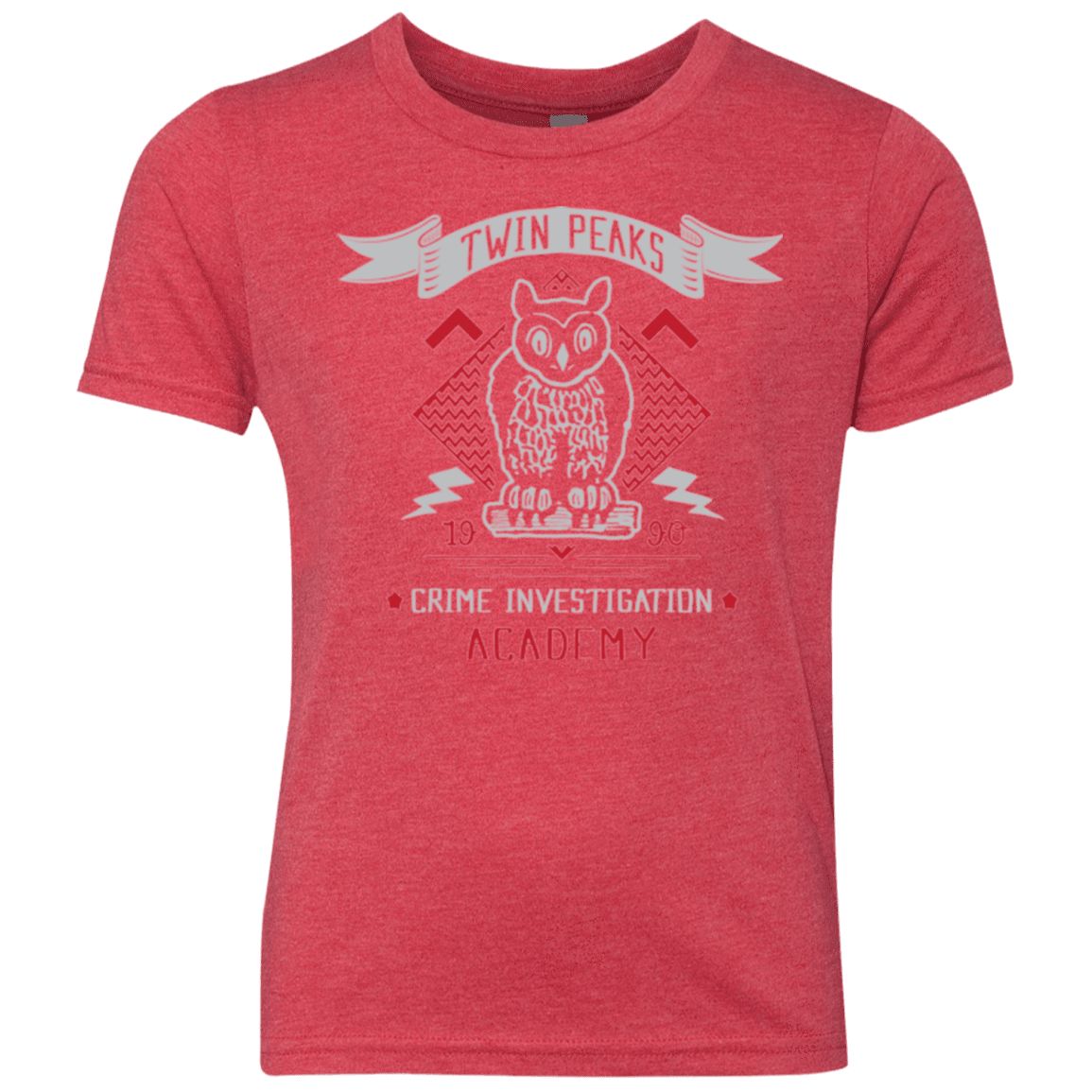 T-Shirts Vintage Red / YXS Twin Peaks Academy Youth Triblend T-Shirt