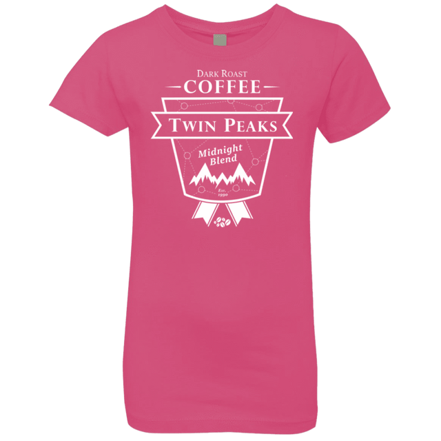 T-Shirts Hot Pink / YXS Twin Peaks Dark Roast Girls Premium T-Shirt