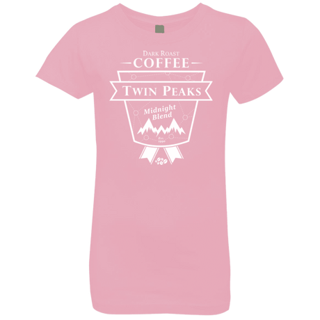 T-Shirts Light Pink / YXS Twin Peaks Dark Roast Girls Premium T-Shirt