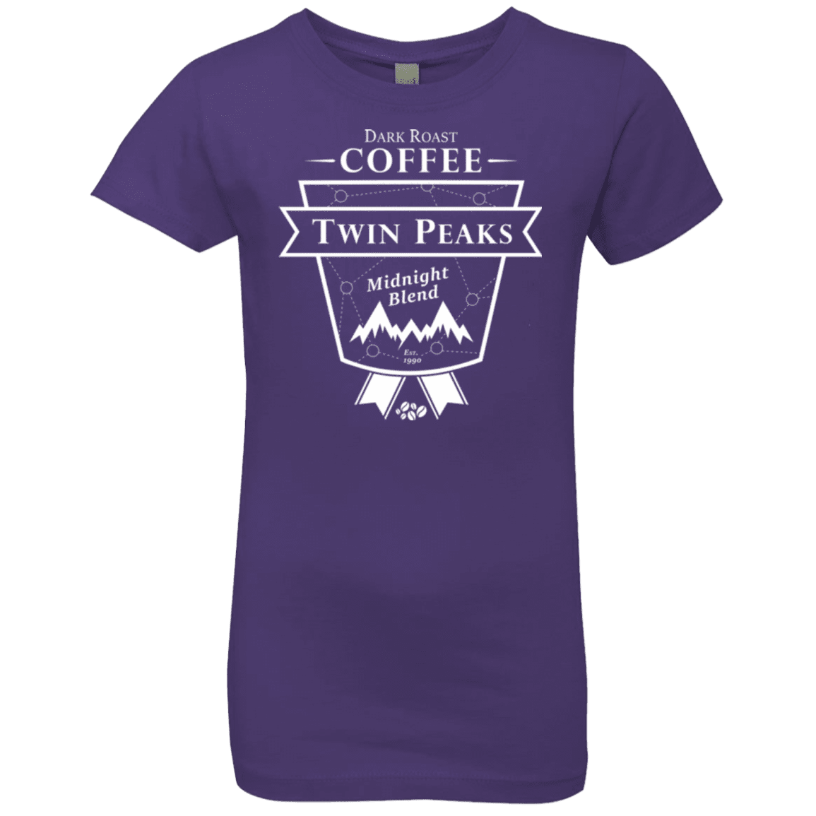 T-Shirts Purple Rush / YXS Twin Peaks Dark Roast Girls Premium T-Shirt
