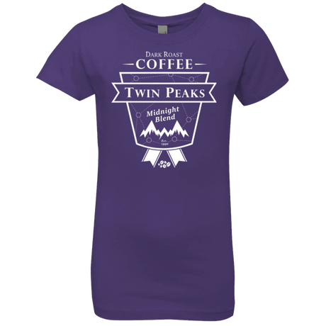 T-Shirts Purple Rush / YXS Twin Peaks Dark Roast Girls Premium T-Shirt