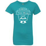 T-Shirts Tahiti Blue / YXS Twin Peaks Dark Roast Girls Premium T-Shirt