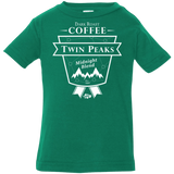 T-Shirts Kelly / 6 Months Twin Peaks Dark Roast Infant Premium T-Shirt