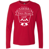 T-Shirts Red / Small Twin Peaks Dark Roast Men's Premium Long Sleeve