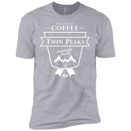 T-Shirts Heather Grey / X-Small Twin Peaks Dark Roast Men's Premium T-Shirt