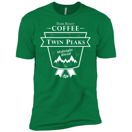 T-Shirts Kelly Green / X-Small Twin Peaks Dark Roast Men's Premium T-Shirt