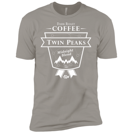 T-Shirts Light Grey / X-Small Twin Peaks Dark Roast Men's Premium T-Shirt