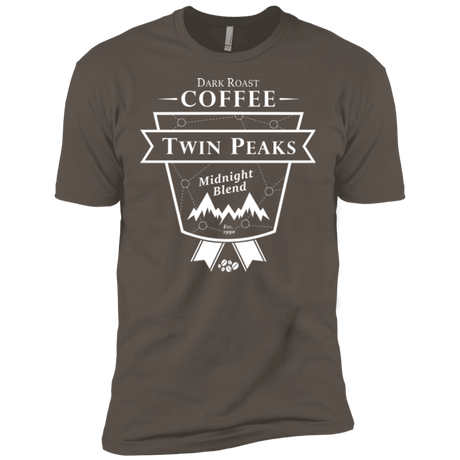 T-Shirts Warm Grey / X-Small Twin Peaks Dark Roast Men's Premium T-Shirt