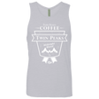 T-Shirts Heather Grey / Small Twin Peaks Dark Roast Men's Premium Tank Top
